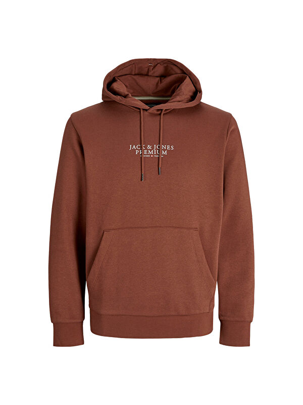 Jack & Jones Bluarchie Erkek Bordo Kapüşonlu Sweatshirt
