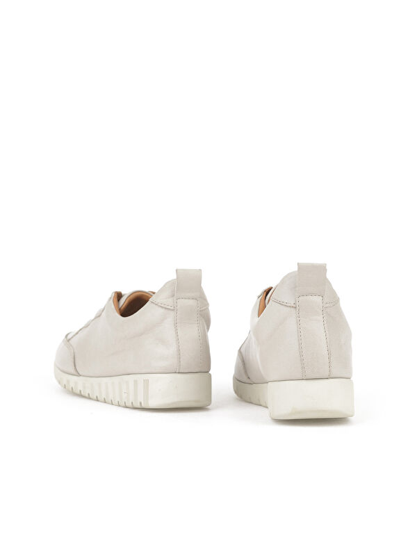 Kadın Hakiki Deri Ayakkabı 1531050Z26144006K Silver - Görsel 4