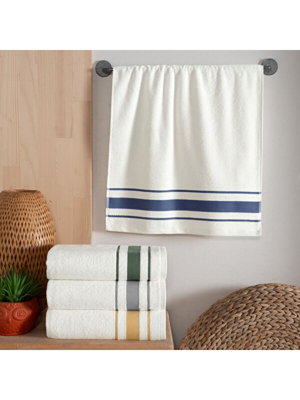 SCHAFER Home Vesta Havlu 50x90 Cm-Mavi