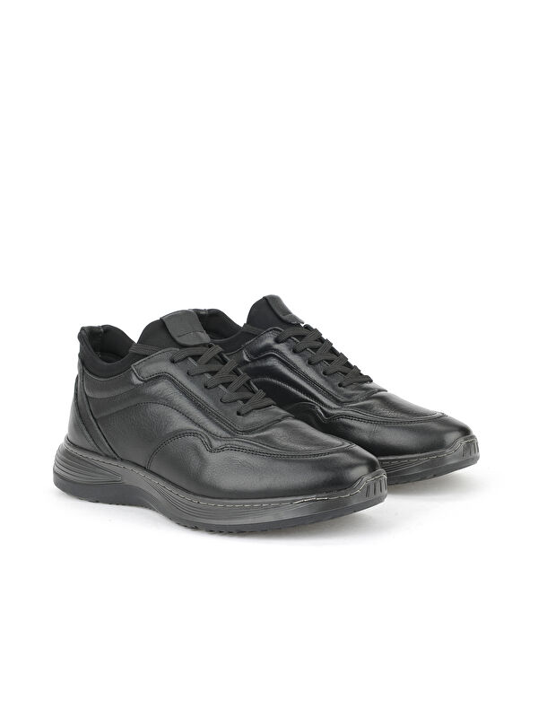 Erkek Hakiki Deri Ayakkabı 1531002Z3059 Siyah - Görsel 3