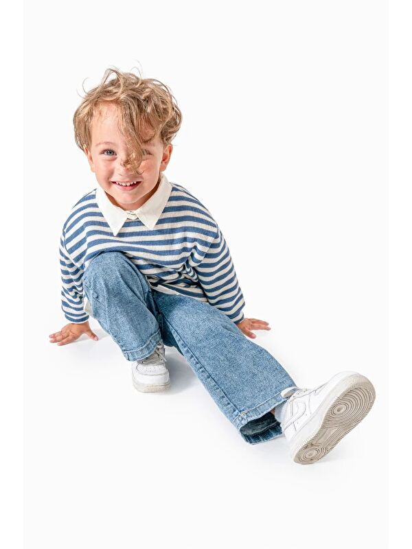 Jikko Baby Gömlek Sweat Pantolon Takımı 9071