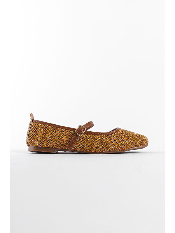 Capone Outfitters Kahverengi Capone Outfitters Hanna Trend Kadın Babet
