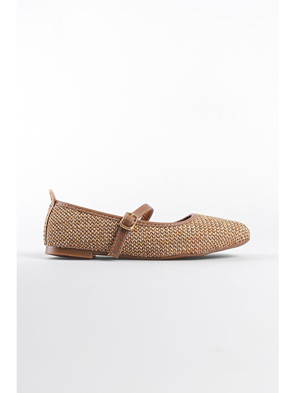 Capone Outfitters Kahverengi Capone Outfitters Hanna Trend Kadın Babet