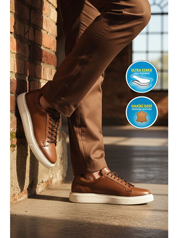 Ayakmod Lacivert Ayakmod Premium Hakiki Deri Erkek Casual Ayakkabı 2689 M