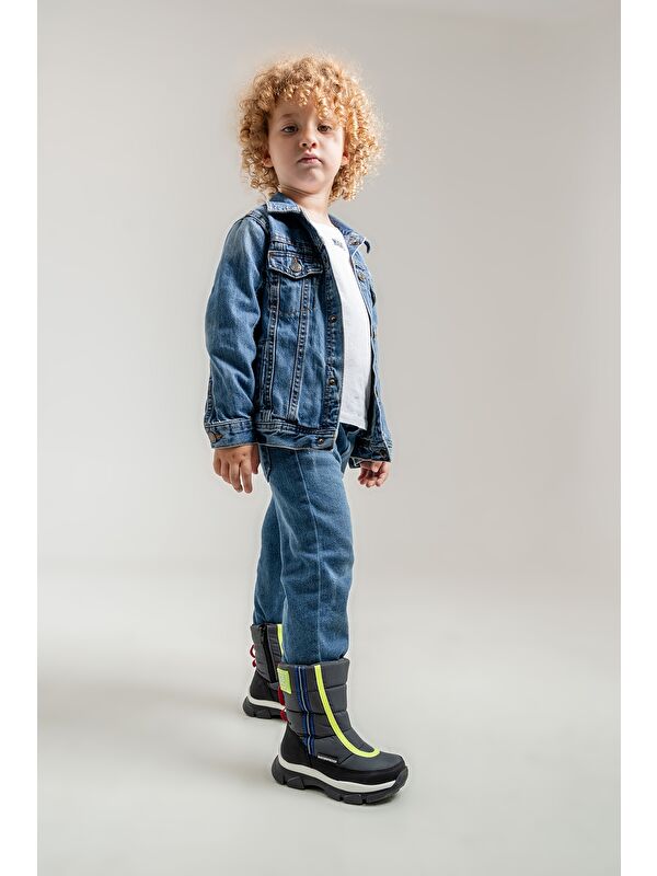 Erkek Çocuk Antrasit Su Geçirmez Anatomik Günlük Bot - Görsel 2