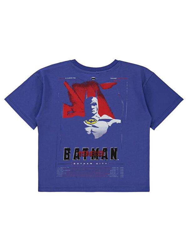 Batman Batman Baskılı 6-9 Yaş Tişört - Mavi6-7 Yaş