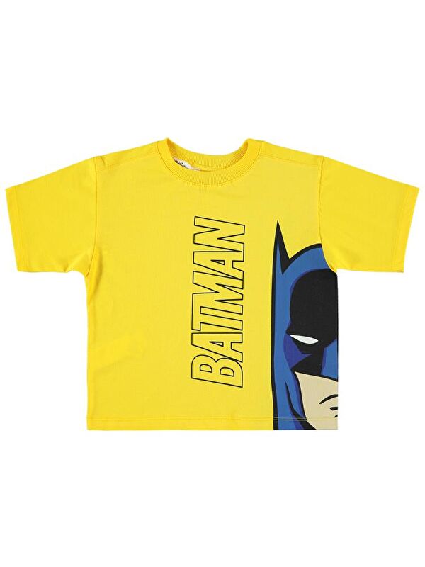 Batman Baskılı 2-5 Yaş Tişört - Sarı2-3 Yaş