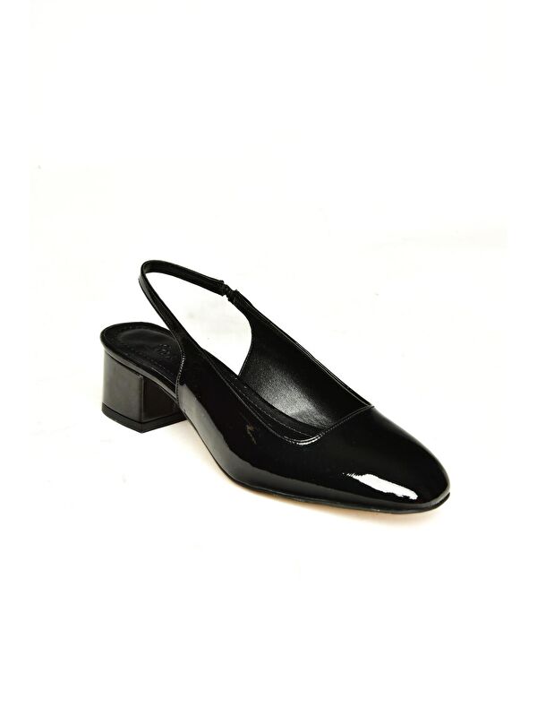 Fox Shoes U4046035 Siyah Kadın Topuklu Ayakkabı