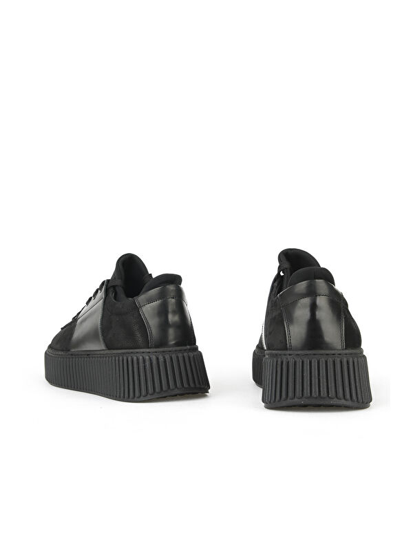 Erkek Hakiki Deri Ayakkabı 1531025Z25092 Siyah - Görsel 4