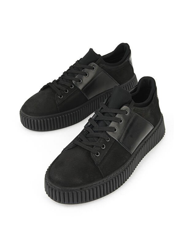 Erkek Hakiki Deri Ayakkabı 1531025Z25092 Siyah - Görsel 6