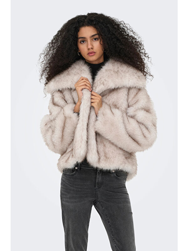 Only Onldawn Regular Fit Yumuşak Tüylü Mont 15348977