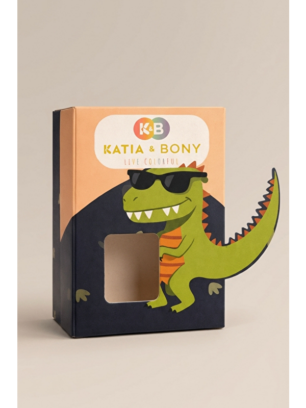 Katia And Bony 3D Dinozor Desenli Çocuk Hediye Kutusu