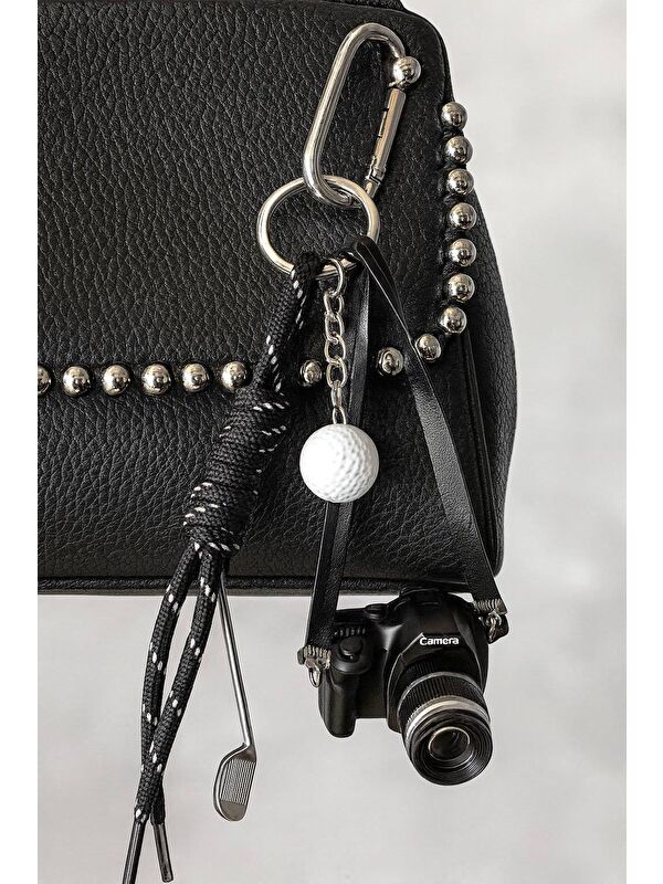 Katia And Bony Fotoğraf Makinesi Ve Golf Charm Anahtarlık