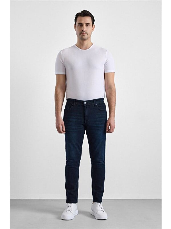 Süvari Lacivert Denim Pantolon