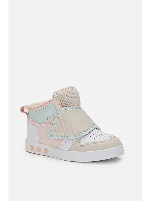 Ufo Işıklı Kız Çocuk Okul Öncesi Pudra Bot - Görsel 3