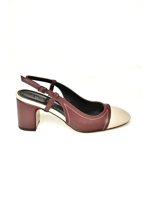 Fox Shoes U8200253 Bordo Kadın Topuklu Ayakkabı