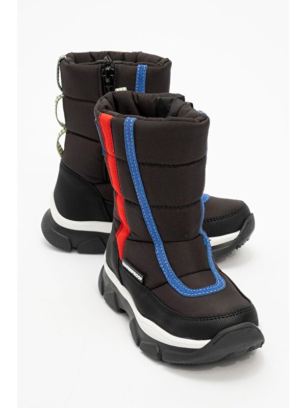 Erkek Çocuk Siyah Su Geçirmez Anatomik Günlük Bot - Görsel 3