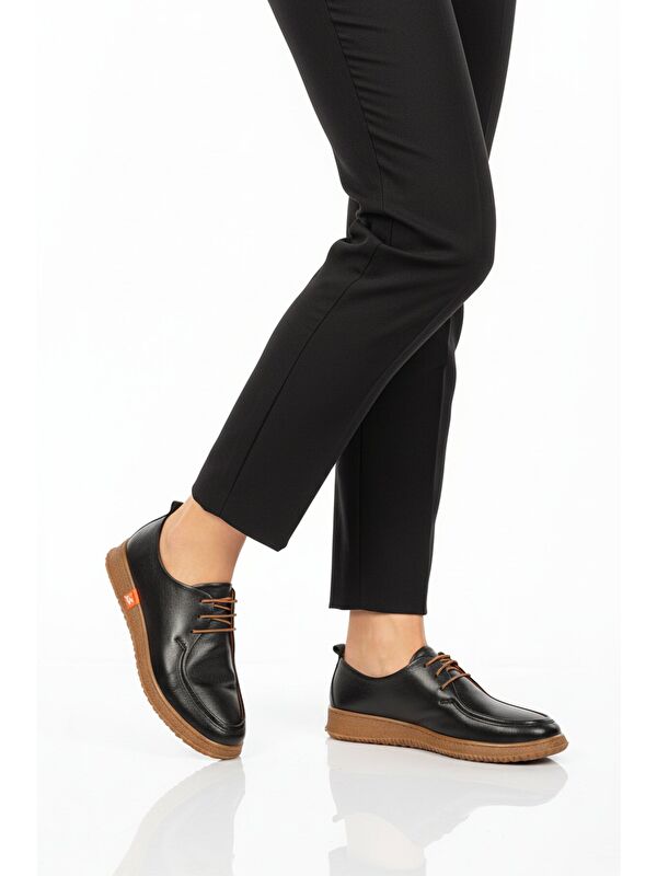 Ayakmod Kahverengi Ayakmod Hakiki Deri Kadın Casual Ayakkabı 2005 Z