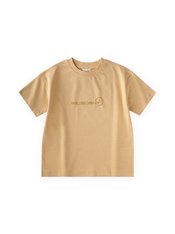 CİGİT Slogan Baskılı T-Shirt 2-10 Yaş Sundres