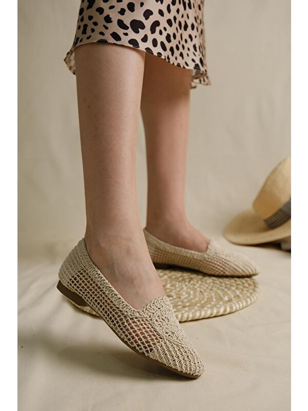 Lesta Kadın Örme Babet Kadın Ayakkabı - Görsel 6