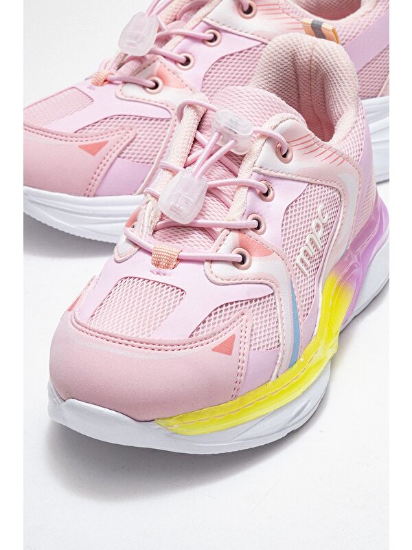 Kız Çocuk Pudra Günlük Spor Ayakkabı - Görsel 3