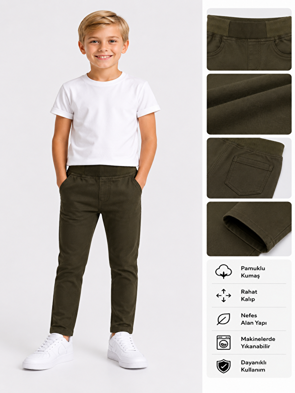 ajn Erkek Çocuk Okul Pantolonu Unisex
