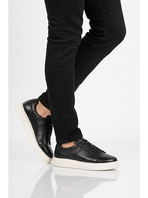 Ayakmod Lacivert Ayakmod Premium Hakiki Deri Erkek Casual Ayakkabı 2689 M