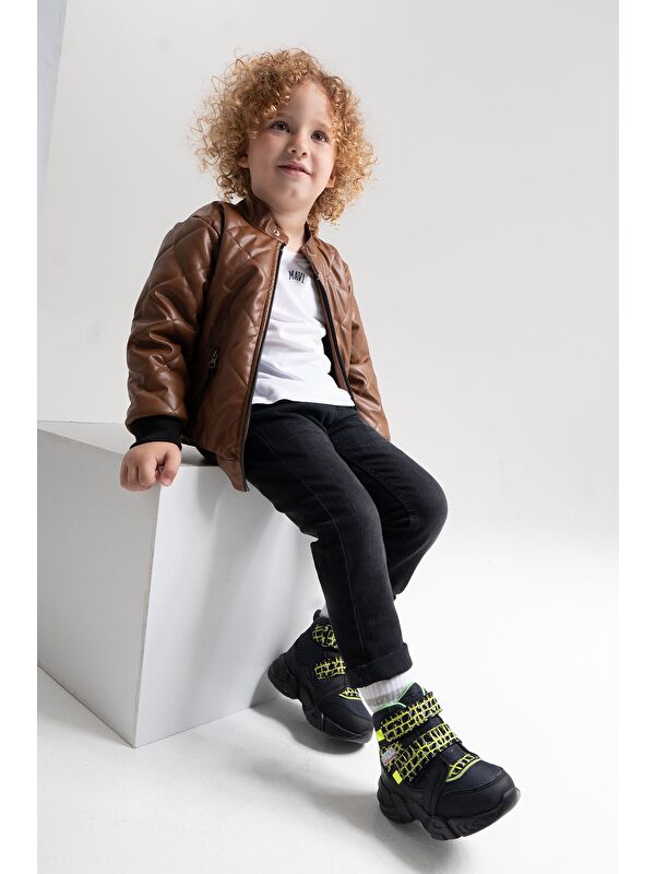 Erkek Çocuk Siyah Suya Dayanıklı Anatomik Günlük Bot - Görsel 3