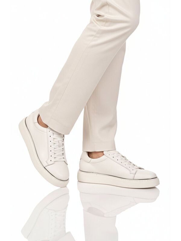 Ayakmod Lacivert Ayakmod Premium Hakiki Deri Erkek Casual Ayakkabı 2689 M