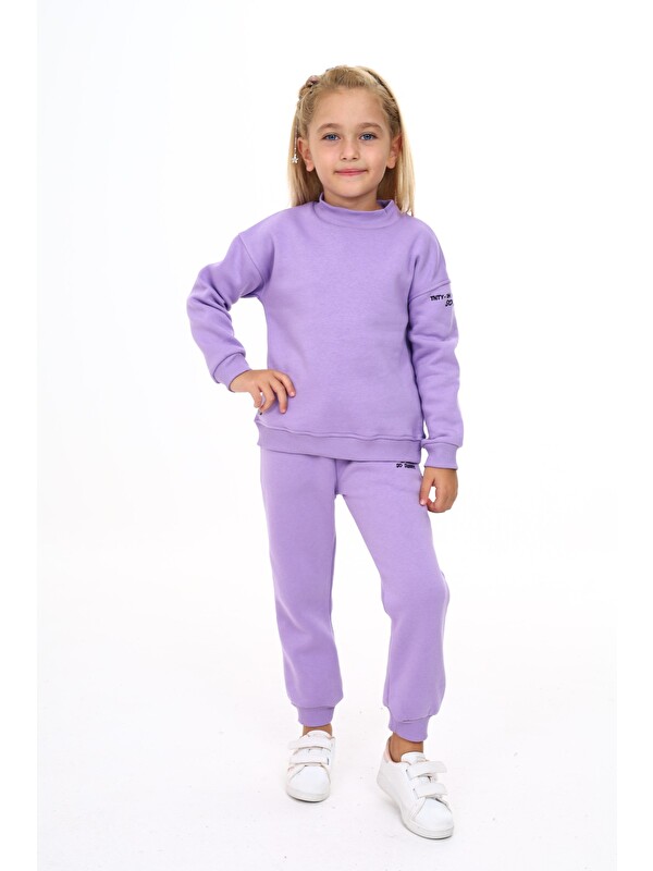 Toontoykids Kız Çocuk Nakışlı Eşofman Takım