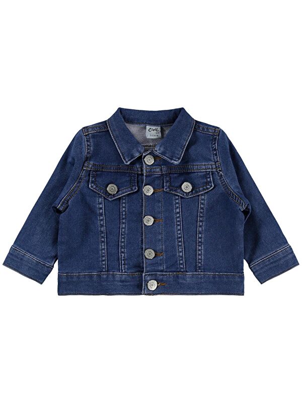 Civil Baby Basic 9-18 Ay Ceket - Mavi 18-24 Ay