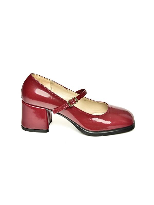 Fox Shoes U5184220 Bordo Kadın Topuklu Ayakkabı