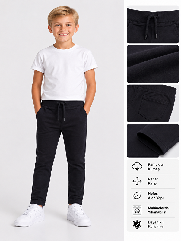 ajn Erkek Çocuk Okul Pantolonu Unisex
