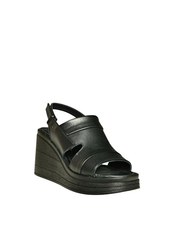 Siyah Kadın Dolgu Topuklu Ayakkabı U5559603 - Görsel 6