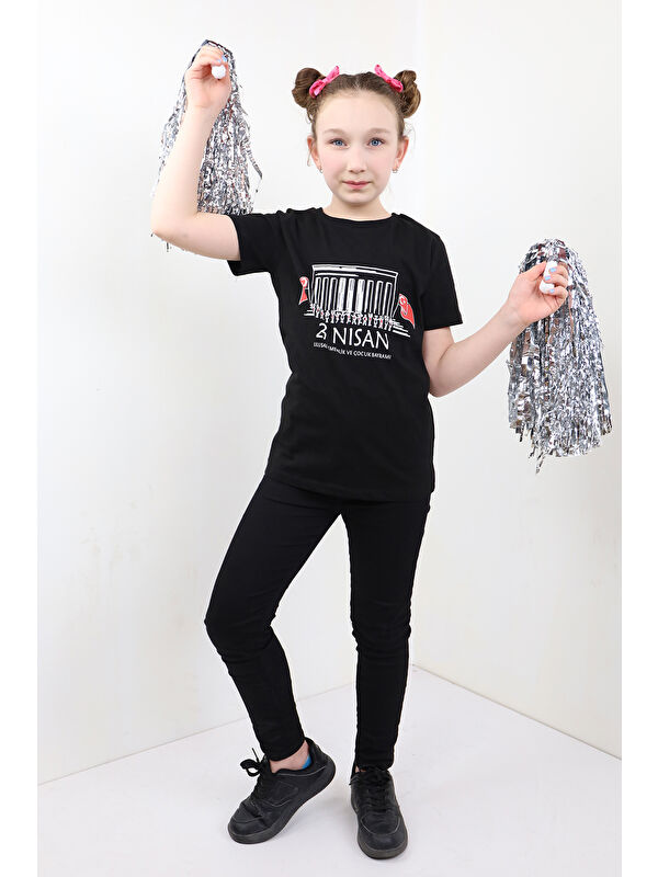 Toontoykids Unisex Çocuk 23 Nisan Baskılı Tişört