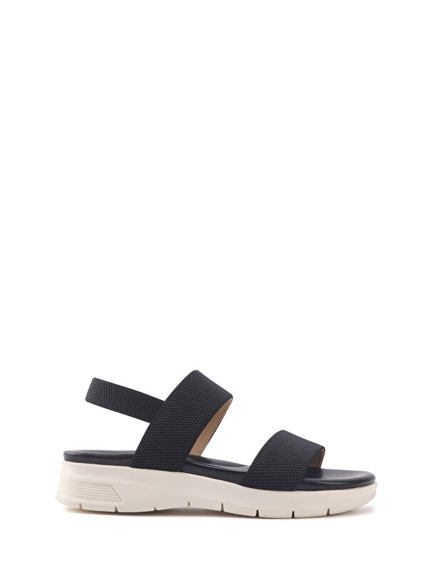 TRV2577.Z4FX Siyah Kadın Comfort Sandalet - Görsel 2