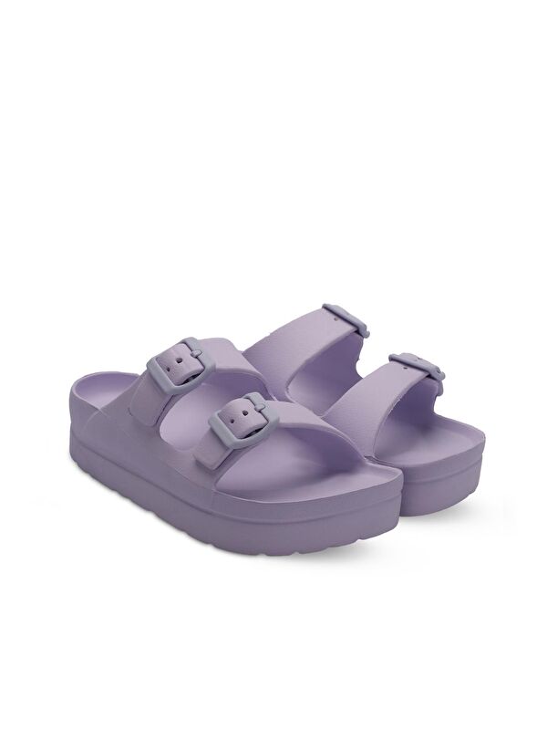 JAYNE Kadın Terlik Lila - Görsel 3