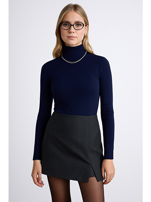 Fashion Friends Regular Fit Balıkçı Yaka Kadın Kazak 25K0780K1