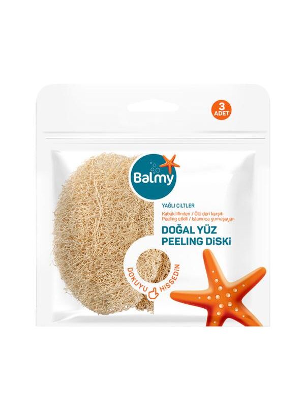 Balmy Loofah 3'lü Yüz Peeling Diski