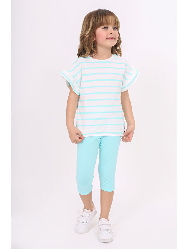 Toontoykids Kız Çocuk Baskılı Kaprili Takım