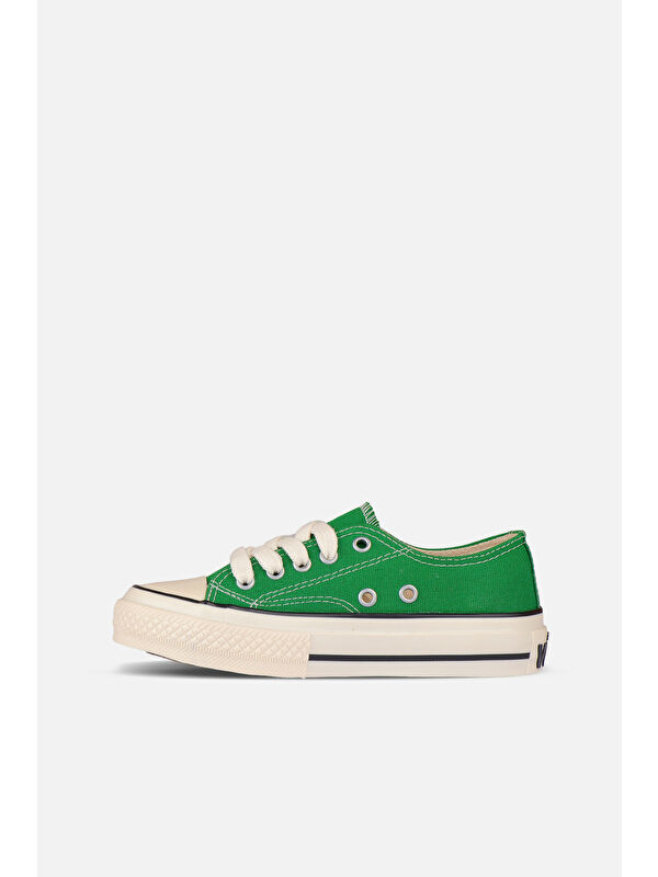 Idol Basic Unisex Çocuk Yeşil Sneaker - Görsel 3
