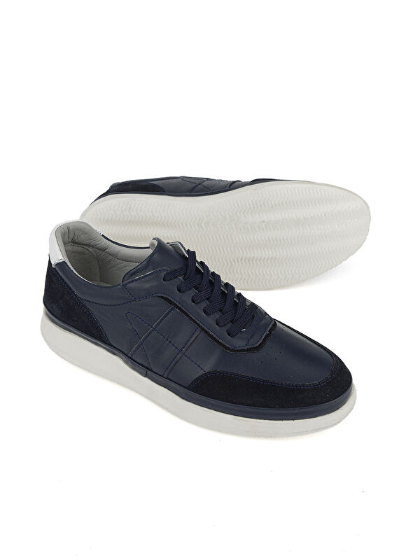 Ziya Ayakkabi Lacivert Ziya Ayakkabi Hakiki Deri Erkek Konfor 1611002Z2615