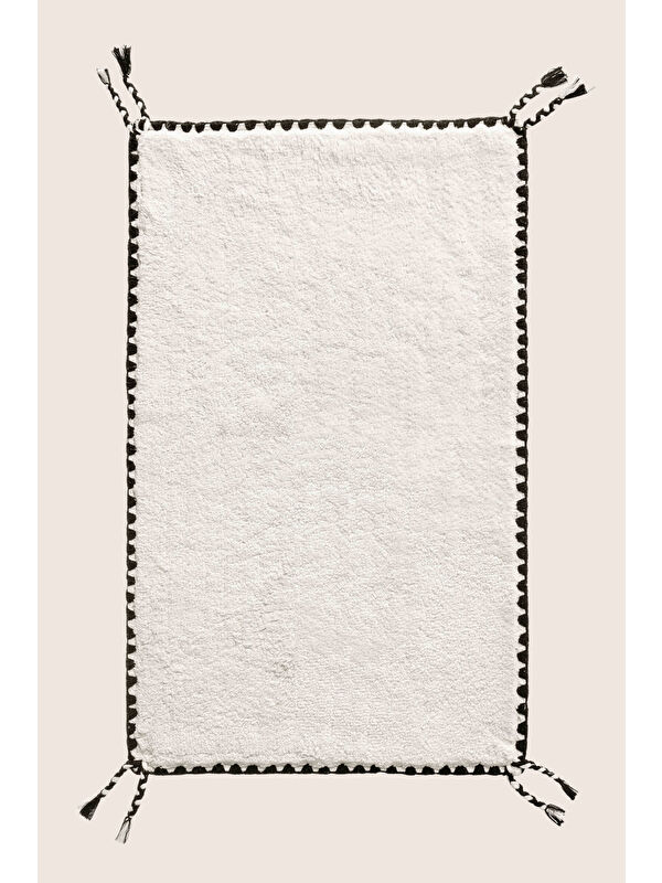 İrya Vina Tekli Banyo Paspası Bambu 50x80 cm Ekru