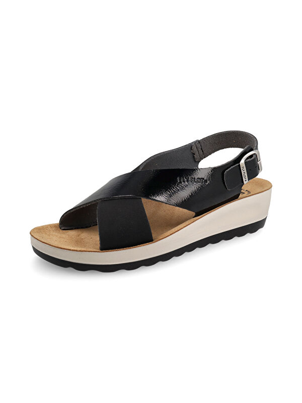 Fly Flot Kadın Sandalet 42 G61 3C Sandal TRENDY 6403-Black
