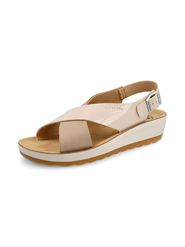 Fly Flot Kadın Sandalet 42 G61 3C Sandal TRENDY 6309-Beige