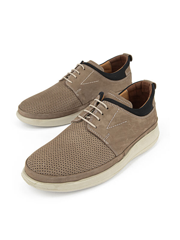 Ziya Ayakkabi Bej Ziya Ayakkabi Hakiki Deri Erkek Konfor 1611002Z26102