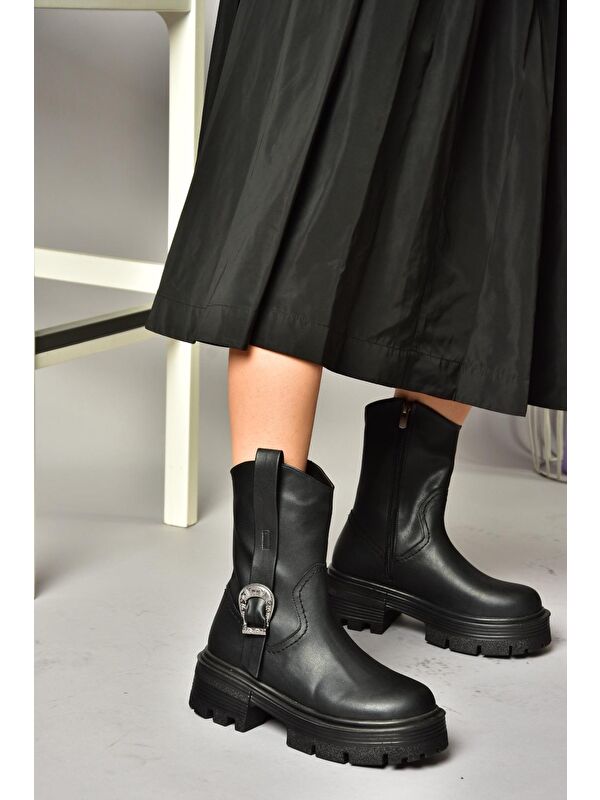 T2670964 Siyah Kadın Bot - Görsel 4