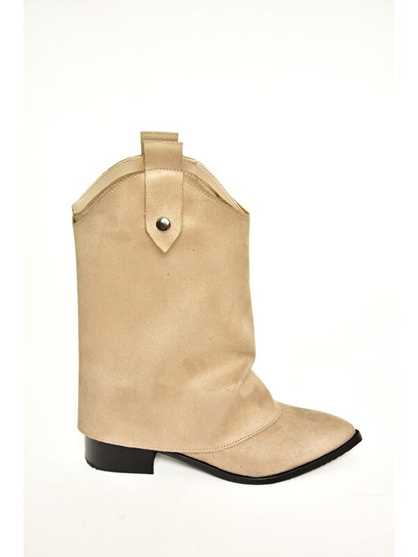 T7239722 Bej Kadın Bot - Görsel 4