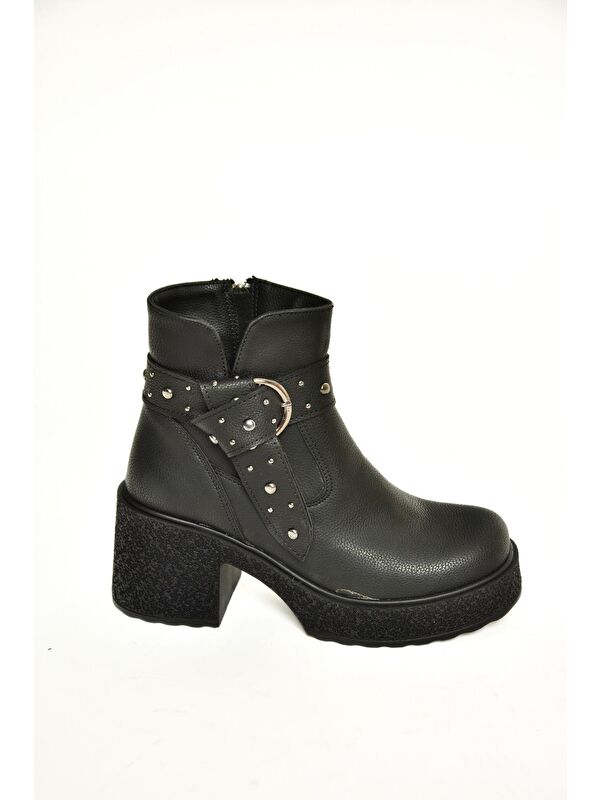 T9962278 Siyah Kadın Bot - Görsel 4