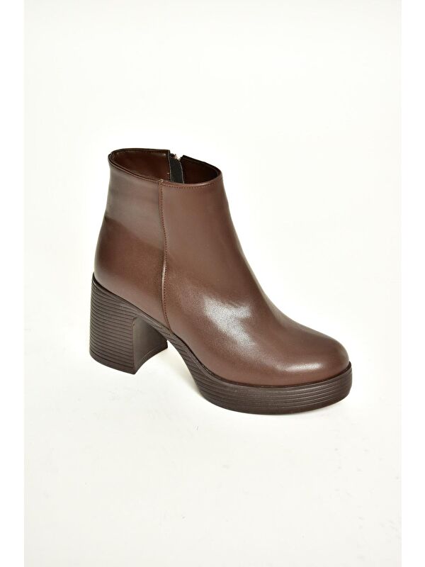 T8201974 Kahverengi Kadın Bot - Görsel 7